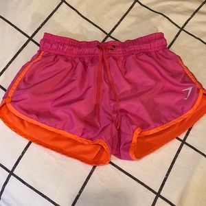 Gymshark Hot Pink/Orange shorts M